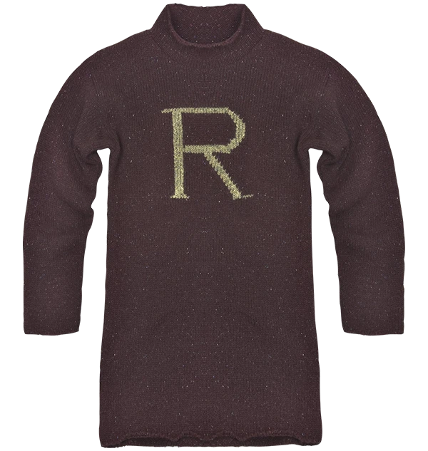 Warner Bros 'R' For Ron Weasley Youth Knitted Jumper 3 Warner Bros 'R' For Ron Weasley Youth Knitted Jumper