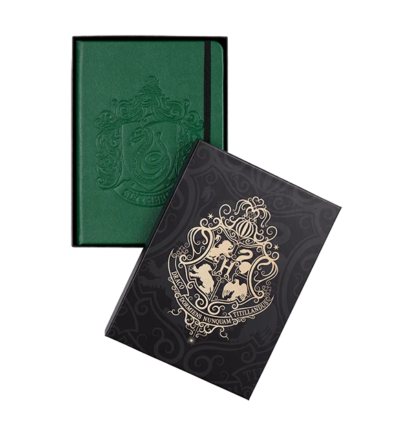 Warner Bros Personalised Slytherin Crest Embossed Journal 7 Warner Bros Personalised Slytherin Crest Embossed Journal - Image 6