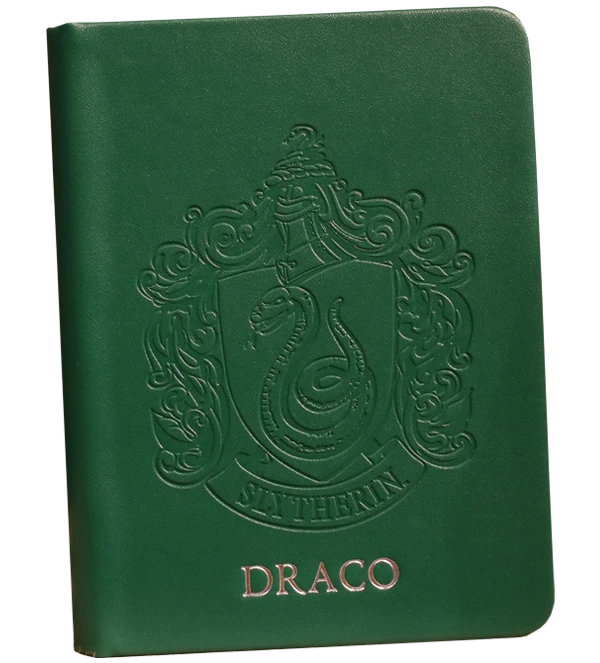 Warner Bros Personalised Slytherin Crest Embossed Journal 6 Warner Bros Personalised Slytherin Crest Embossed Journal - Image 5