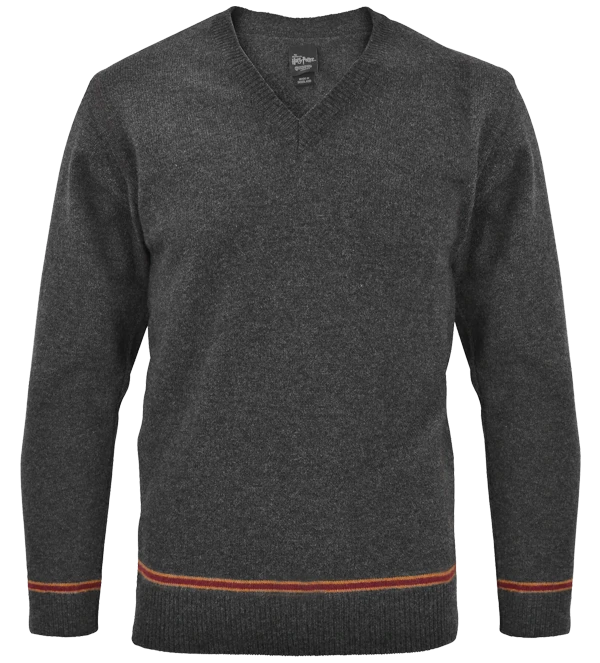 Warner Bros Gryffindor V-Neck School Sweater 3 Warner Bros Gryffindor V-Neck School Sweater