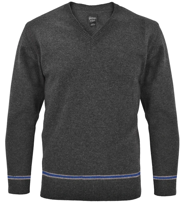 Warner Bros Ravenclaw V-Neck School Sweater 3 Warner Bros Ravenclaw V-Neck School Sweater