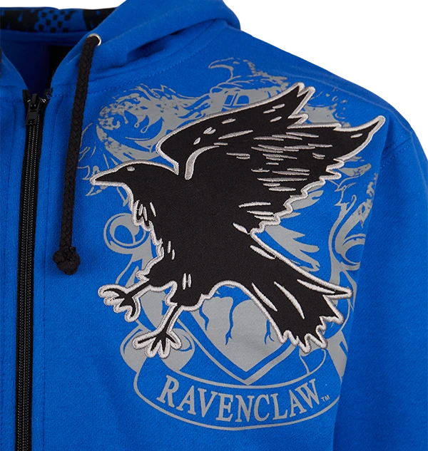 Warner Bros Ravenclaw Hooded Sweatshirt 6 Warner Bros Ravenclaw Hooded Sweatshirt - Image 4