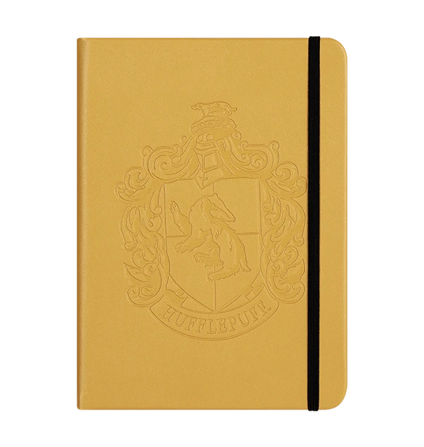 Warner Bros Personalised Hufflepuff Crest Embossed Journal 3 Warner Bros Personalised Hufflepuff Crest Embossed Journal
