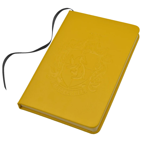 Warner Bros Personalised Hufflepuff Crest Embossed Journal 4 Warner Bros Personalised Hufflepuff Crest Embossed Journal - Image 2