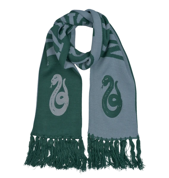 Warner Bros Slytherin Reversible Scarf 3 Warner Bros Slytherin Reversible Scarf