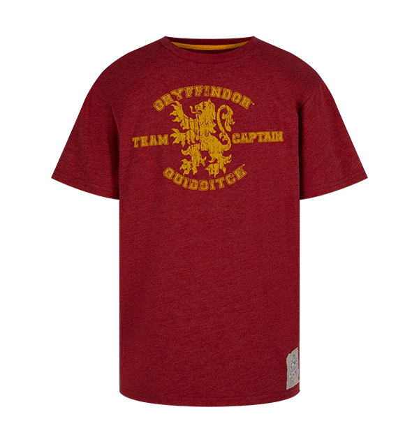 Warner Bros Kids Gryffindor Quidditch Team Captain T-Shirt 3 Warner Bros Kids Gryffindor Quidditch Team Captain T-Shirt