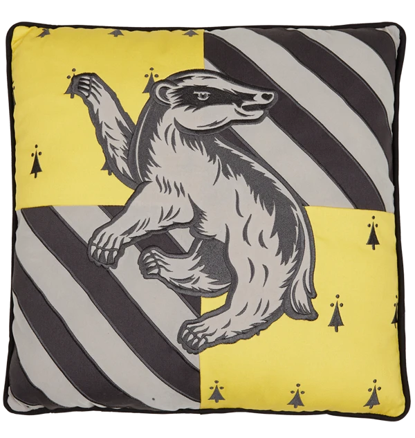 Warner Bros Hufflepuff House Cushion 3 Warner Bros Hufflepuff House Cushion