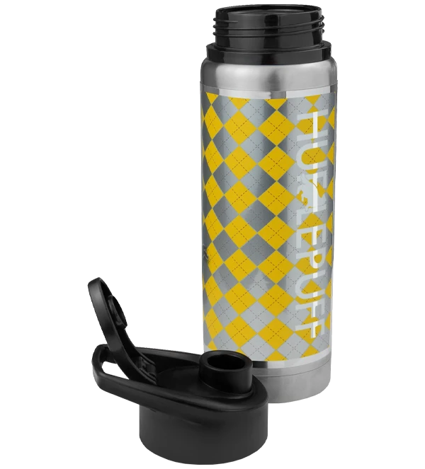 Warner Bros Hufflepuff Stainless Steel Flask 4 Warner Bros Hufflepuff Stainless Steel Flask - Image 2