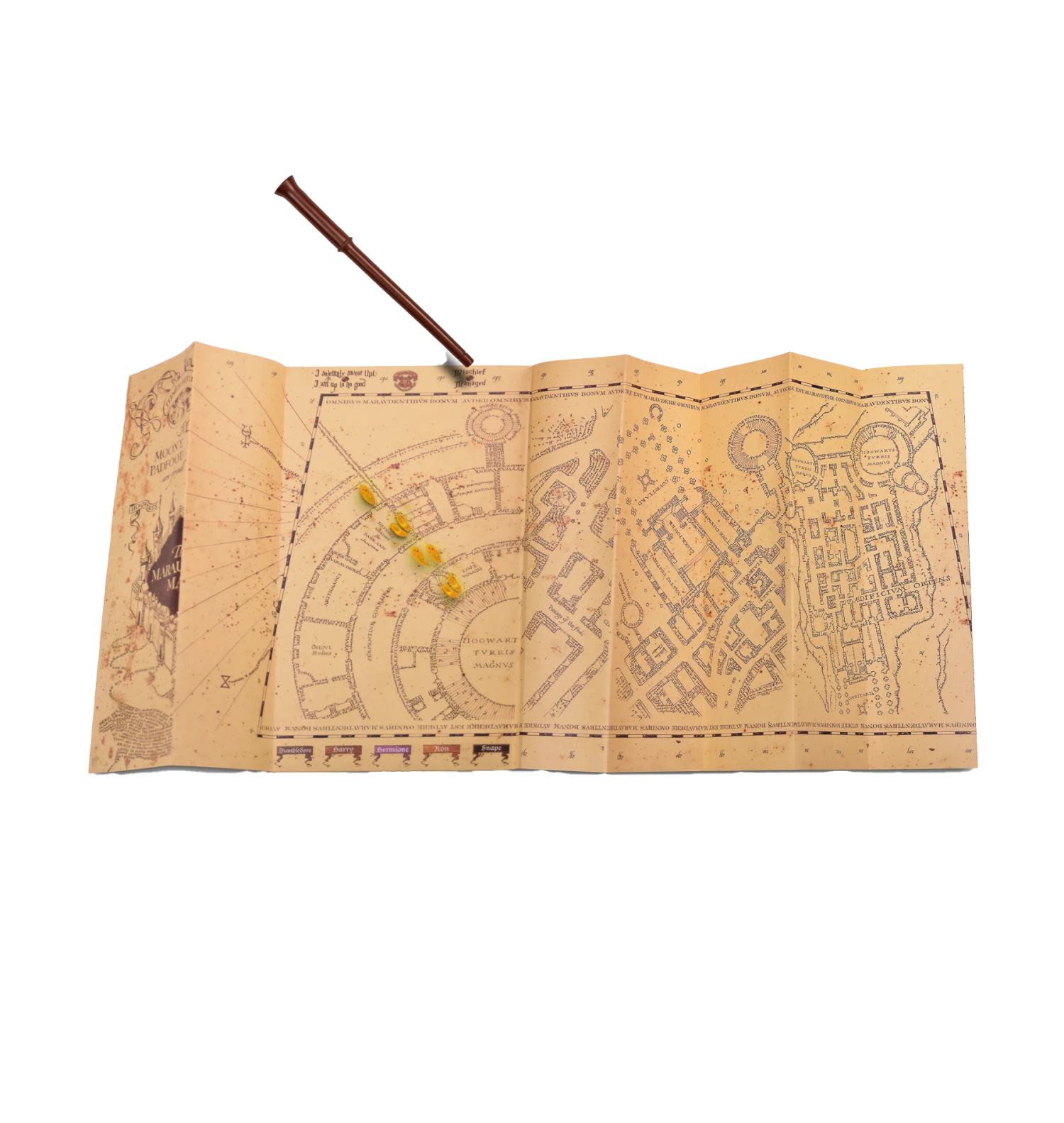 Warner Bros Marauder's Map Interactive Toy 4 Warner Bros Marauder's Map Interactive Toy - Image 2
