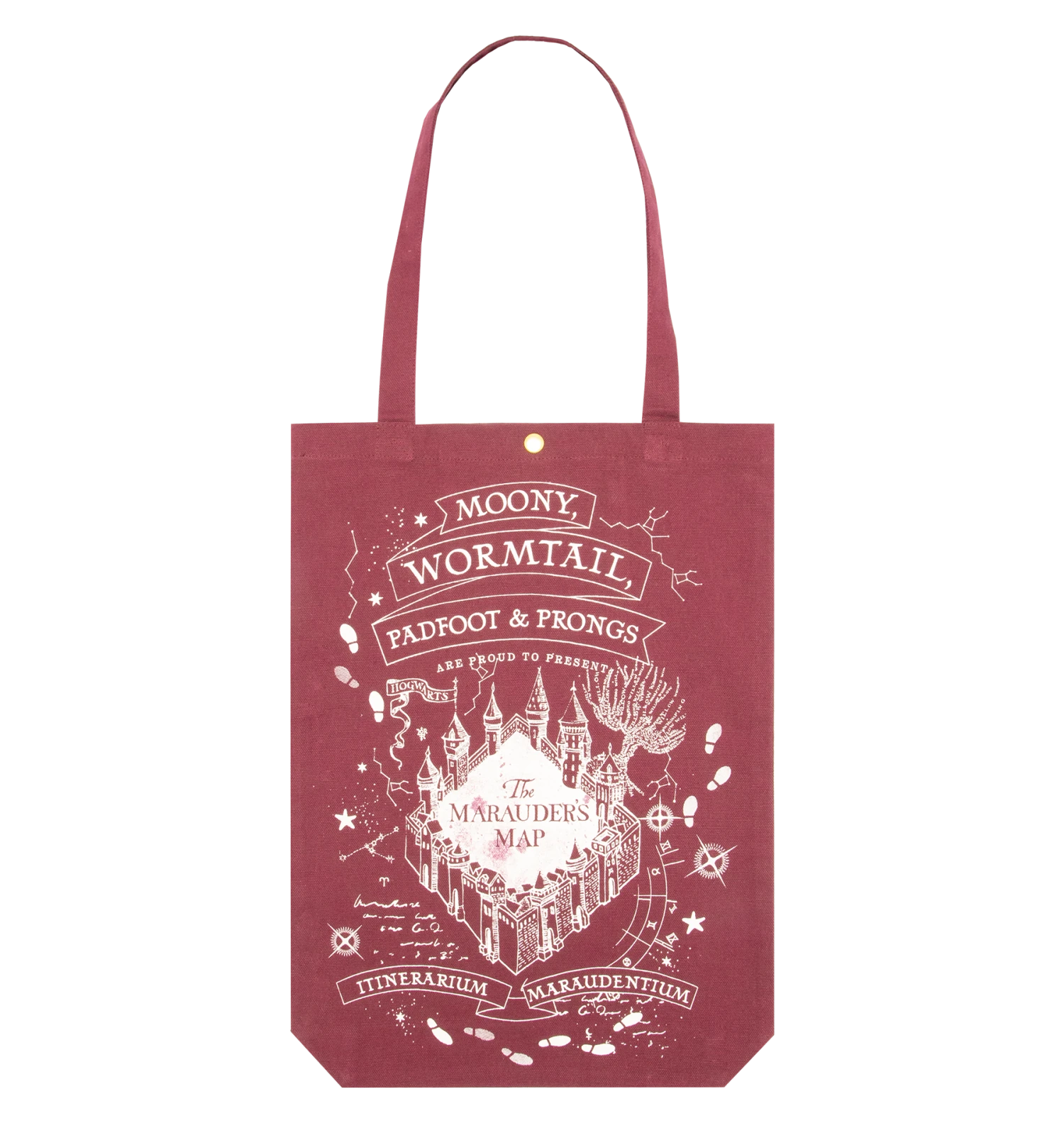 Warner Bros Marauder's Map Canvas Tote 3 Warner Bros Marauder's Map Canvas Tote
