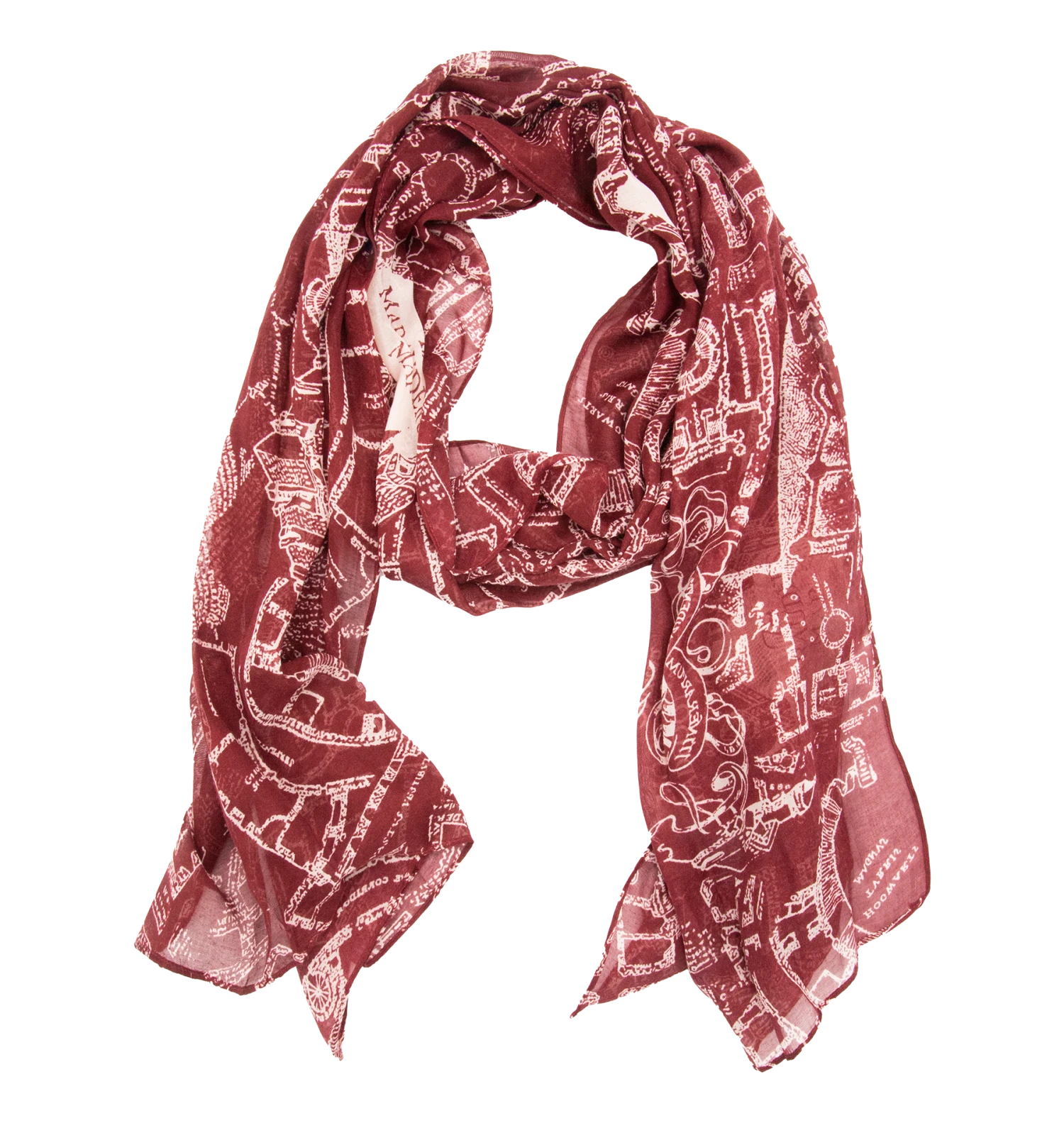 Warner Bros Marauder's Map Scarf 3 Warner Bros Marauder's Map Scarf