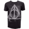Warner Bros Deathly Hallows Smoky Charcoal T-Shirt 1 Warner Bros Deathly Hallows Smoky Charcoal T-Shirt -Warner Bros DH smoky1