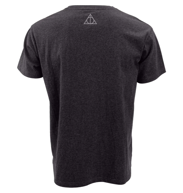 Warner Bros Deathly Hallows Smoky Charcoal T-Shirt 4 Warner Bros Deathly Hallows Smoky Charcoal T-Shirt - Image 2