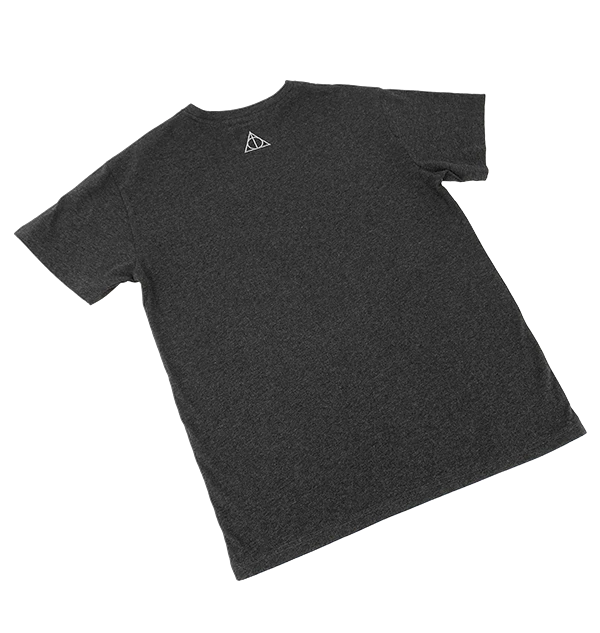 Warner Bros Deathly Hallows Smoky Charcoal T-Shirt 7 Warner Bros Deathly Hallows Smoky Charcoal T-Shirt - Image 5