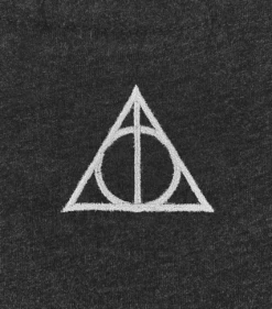 Warner Bros Deathly Hallows Smoky Charcoal T-Shirt 14 Warner Bros Deathly Hallows Smoky Charcoal T-Shirt -Warner Bros DeathlyHallowsShirt6