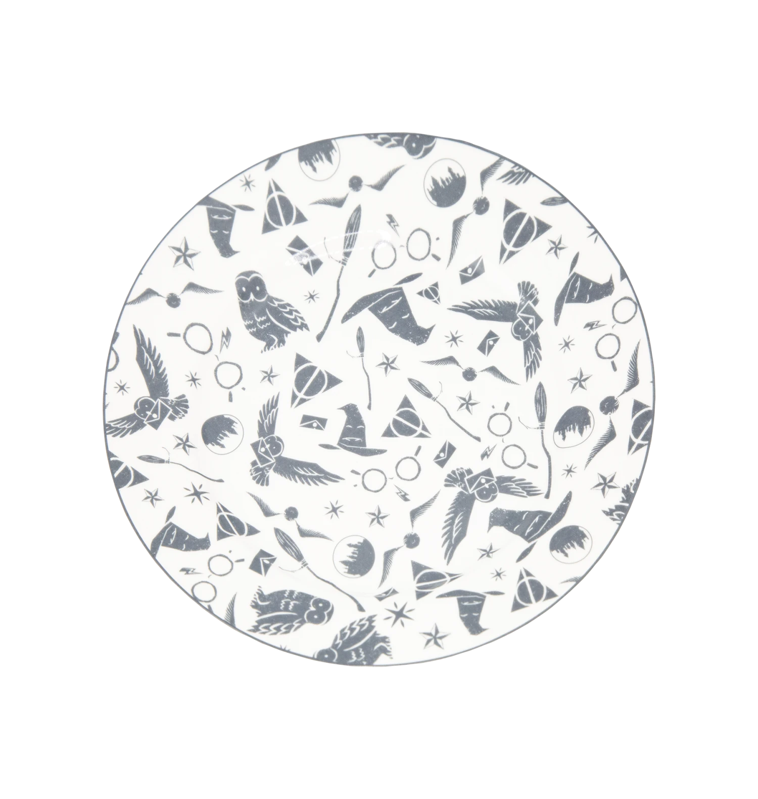 Warner Bros Hogwarts Dessert Plates Set 3 Warner Bros Hogwarts Dessert Plates Set