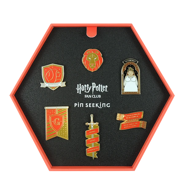 Warner Bros Second Edition Gryffindor Enamel Pins Set 4 Warner Bros Second Edition Gryffindor Enamel Pins Set - Image 2