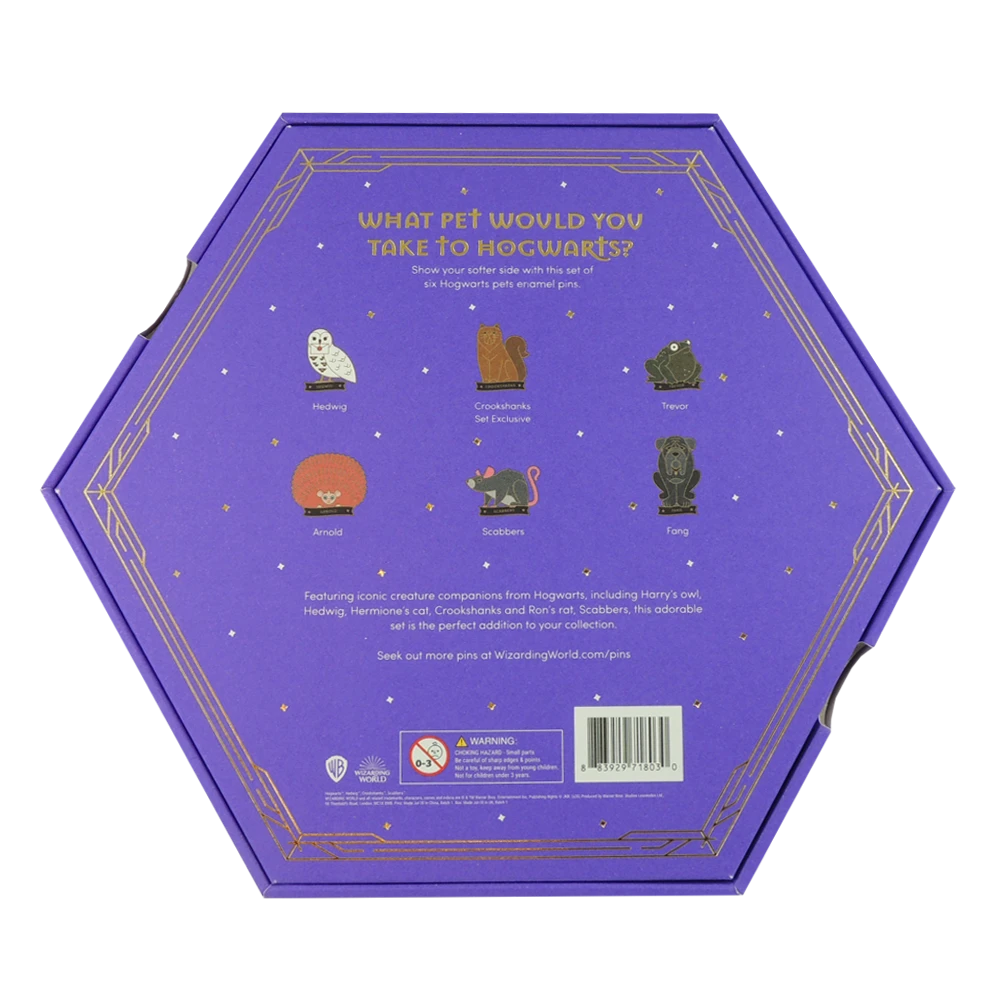 Warner Bros First Edition Hogwarts Pets Enamel Pins Set 6 Warner Bros First Edition Hogwarts Pets Enamel Pins Set - Image 4