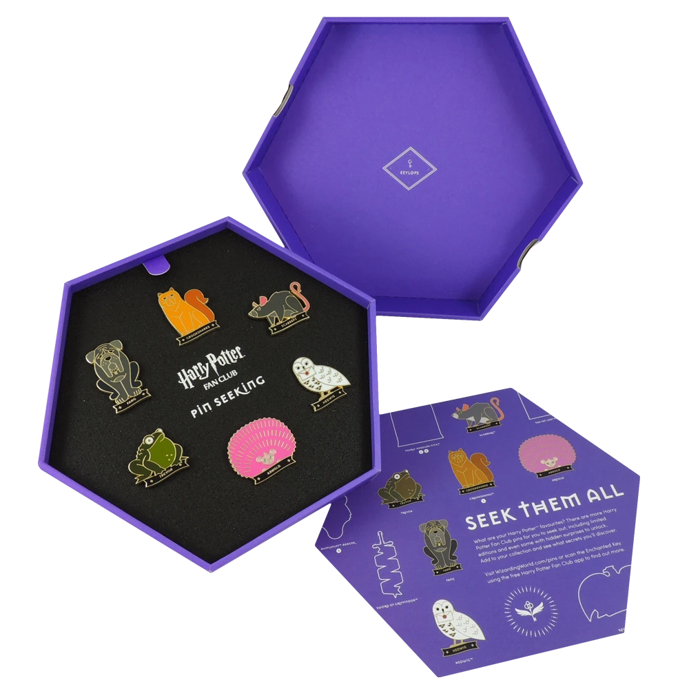 Warner Bros First Edition Hogwarts Pets Enamel Pins Set 4 Warner Bros First Edition Hogwarts Pets Enamel Pins Set - Image 2