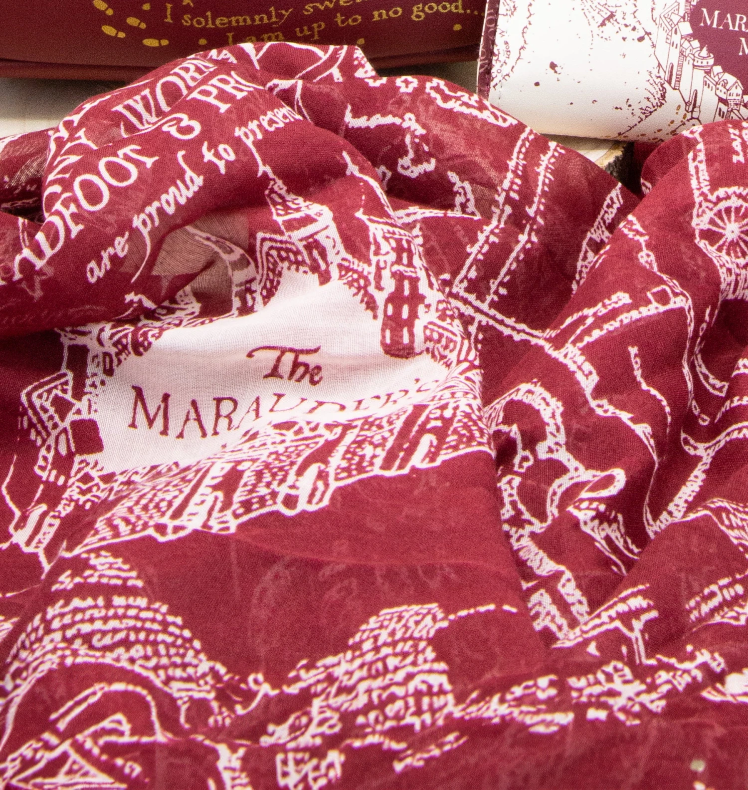 Warner Bros Marauder's Map Scarf 4 Warner Bros Marauder's Map Scarf - Image 2