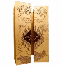 Featured Products 3 Warner Bros Marauder's Map Replica