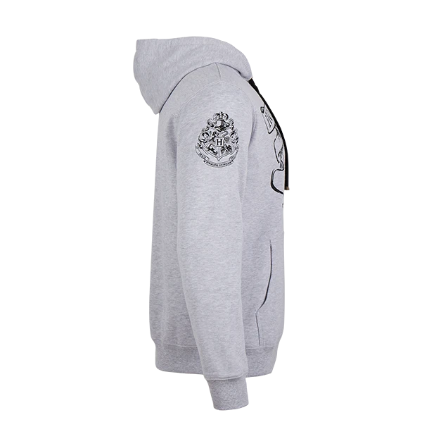 Warner Bros Hogwarts Scroll Hooded Jumper 4 Warner Bros Hogwarts Scroll Hooded Jumper - Image 2