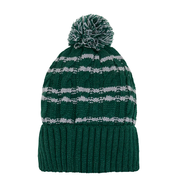 Warner Bros Slytherin Knitted Hat 4 Warner Bros Slytherin Knitted Hat - Image 2