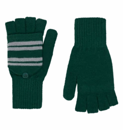 Warner Bros Slytherin Knitted Mitten Capped Gloves
