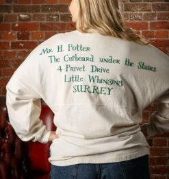 Warner Bros Hogwarts Express Acceptance Letter Spirit Jersey -Warner Bros Platform934 product ALSpiritJersey1