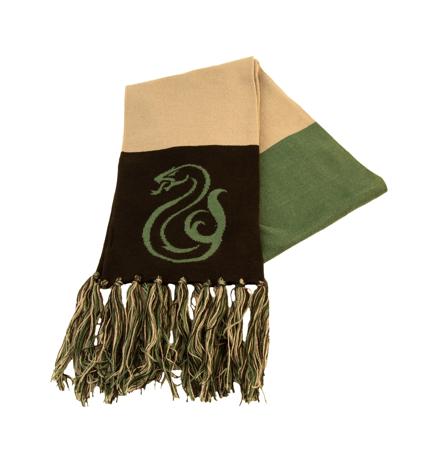 Warner Bros Slytherin Mascot Scarf 3 Warner Bros Slytherin Mascot Scarf
