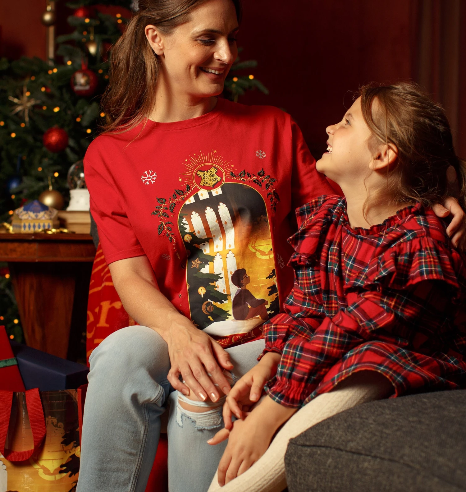 Warner Bros Harry Potter Christmas T-Shirt 5 Warner Bros Harry Potter Christmas T-Shirt - Image 3