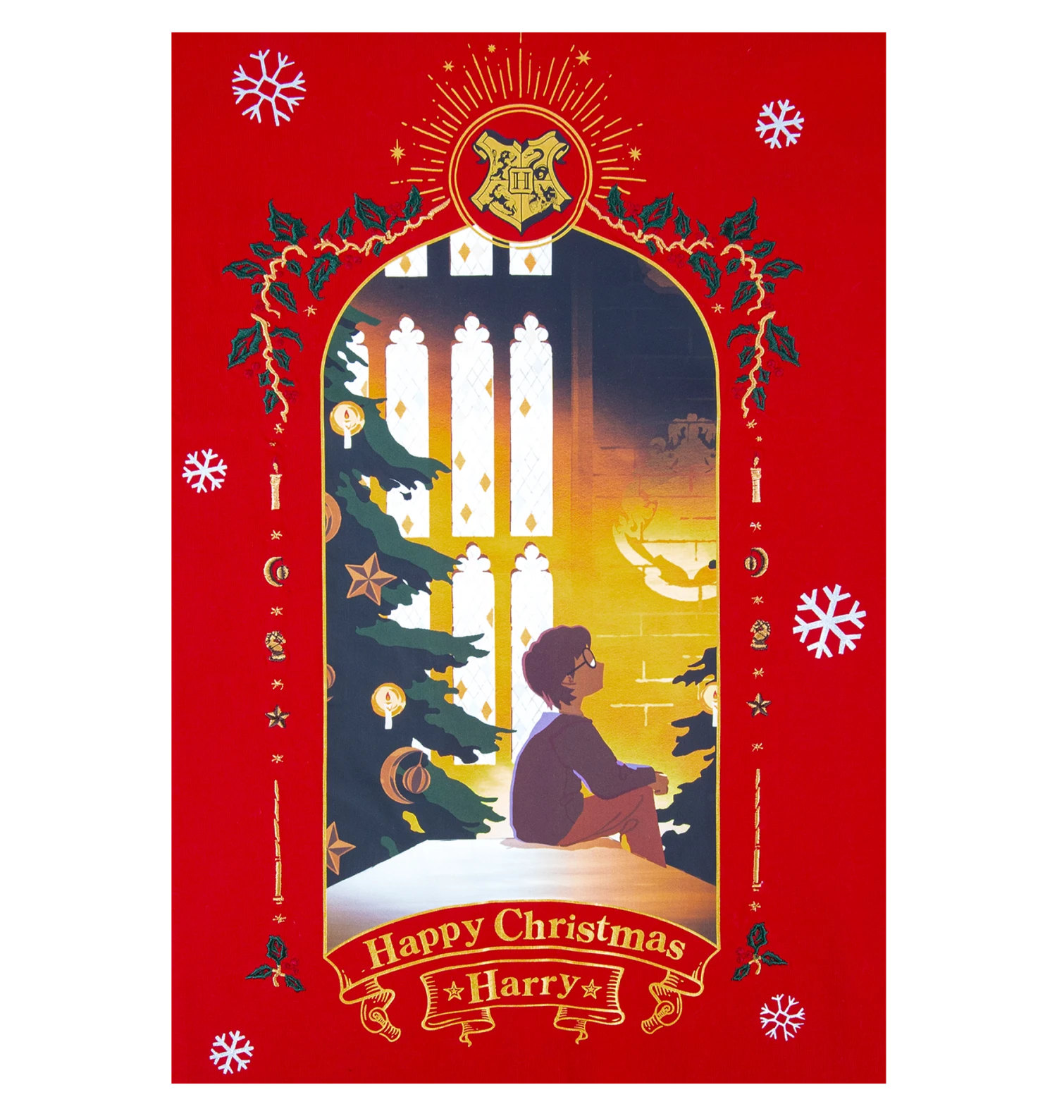Warner Bros Harry Potter Christmas T-Shirt 4 Warner Bros Harry Potter Christmas T-Shirt - Image 2
