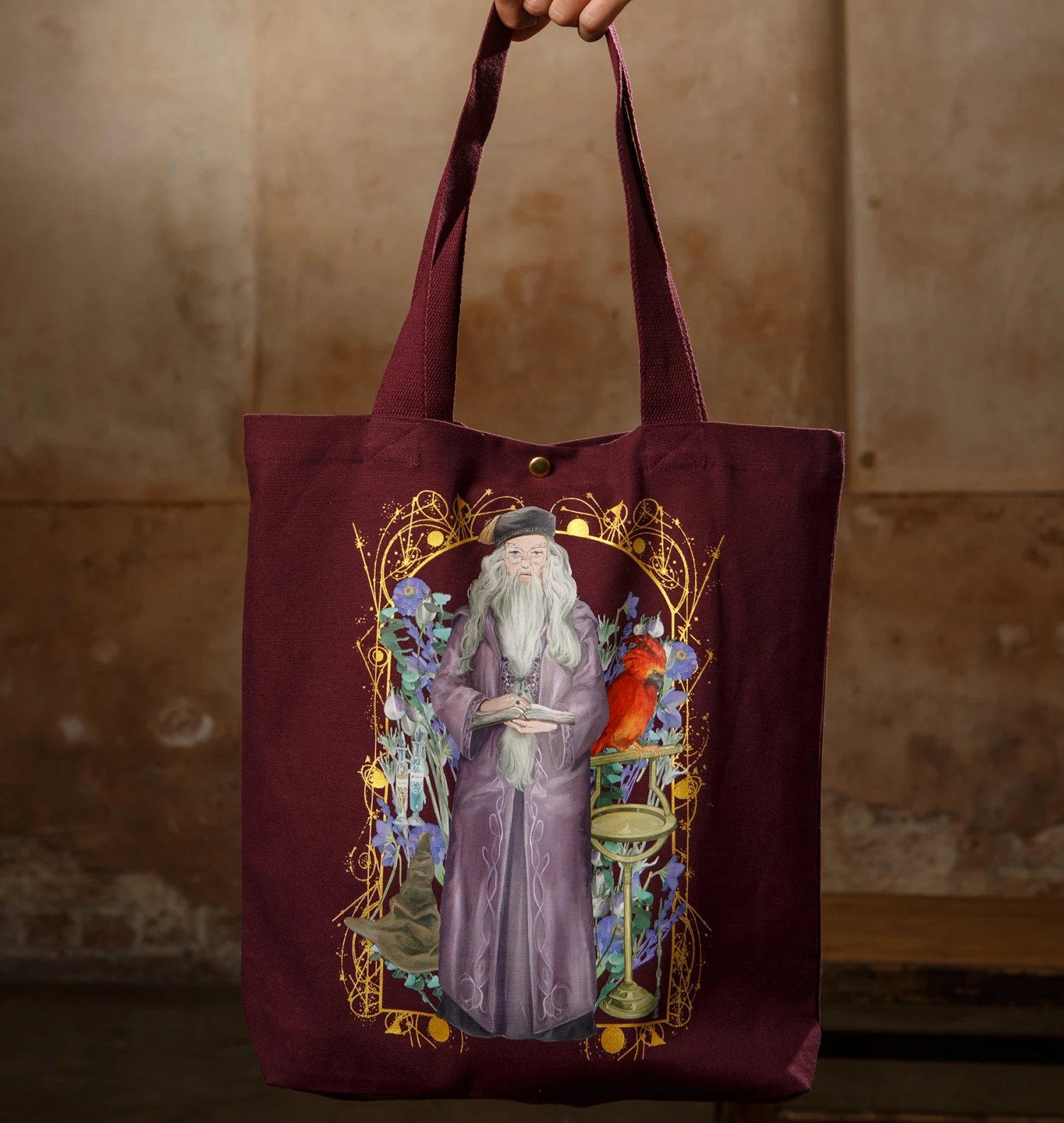Warner Bros Yume Professor Dumbledore Tote 4 Warner Bros Yume Professor Dumbledore Tote - Image 2