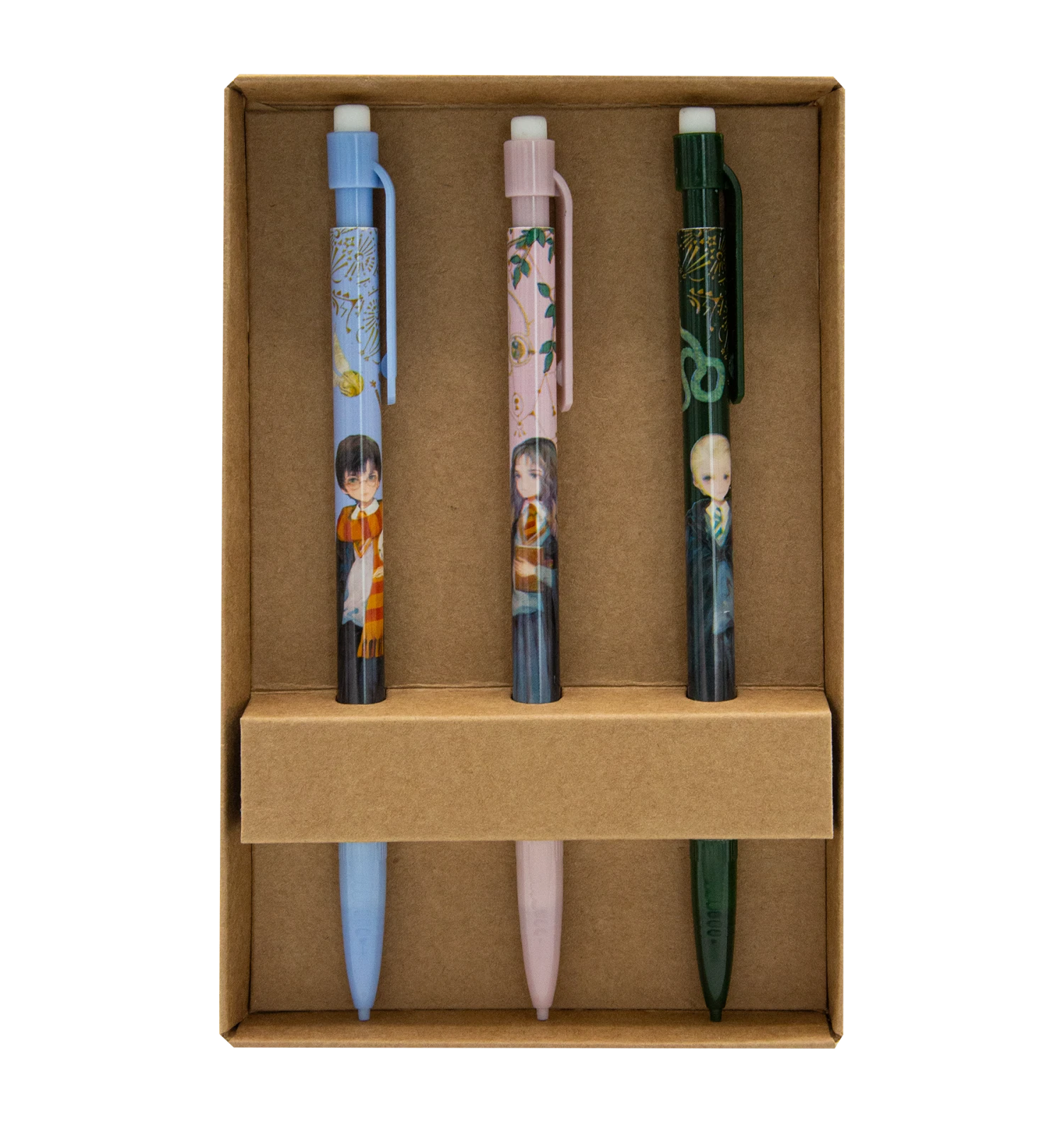 Warner Bros Yume Hogwarts Students Pencil Set 3 Warner Bros Yume Hogwarts Students Pencil Set