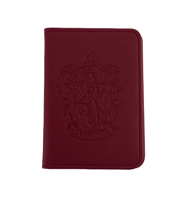 Warner Bros Gryffindor Embossed Crest Passport Holder 3 Warner Bros Gryffindor Embossed Crest Passport Holder