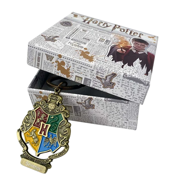 Warner Bros Personalised Hogwarts Crest Keyring 3 Warner Bros Personalised Hogwarts Crest Keyring