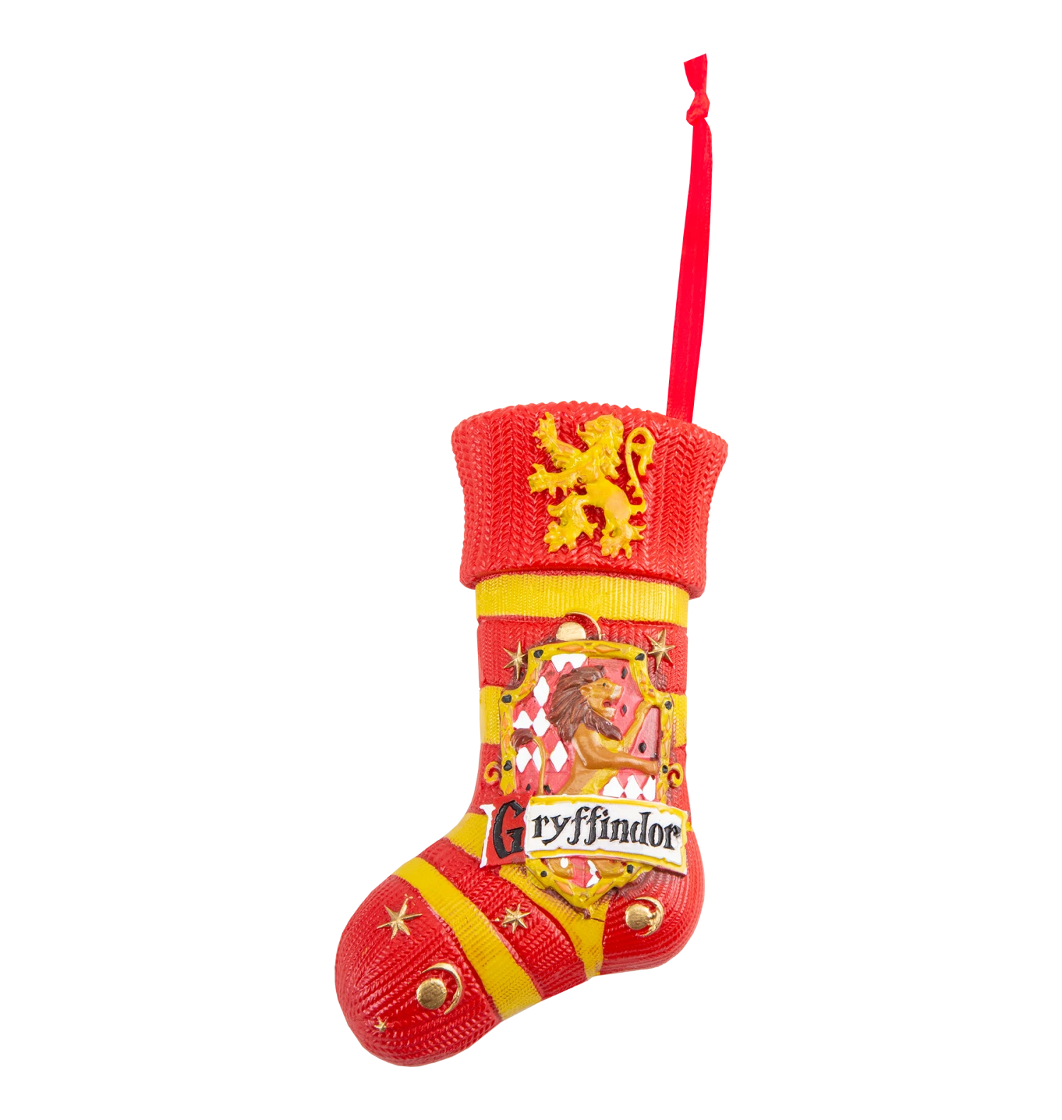 Warner Bros Gryffindor Stocking Hanging Ornament 3 Warner Bros Gryffindor Stocking Hanging Ornament