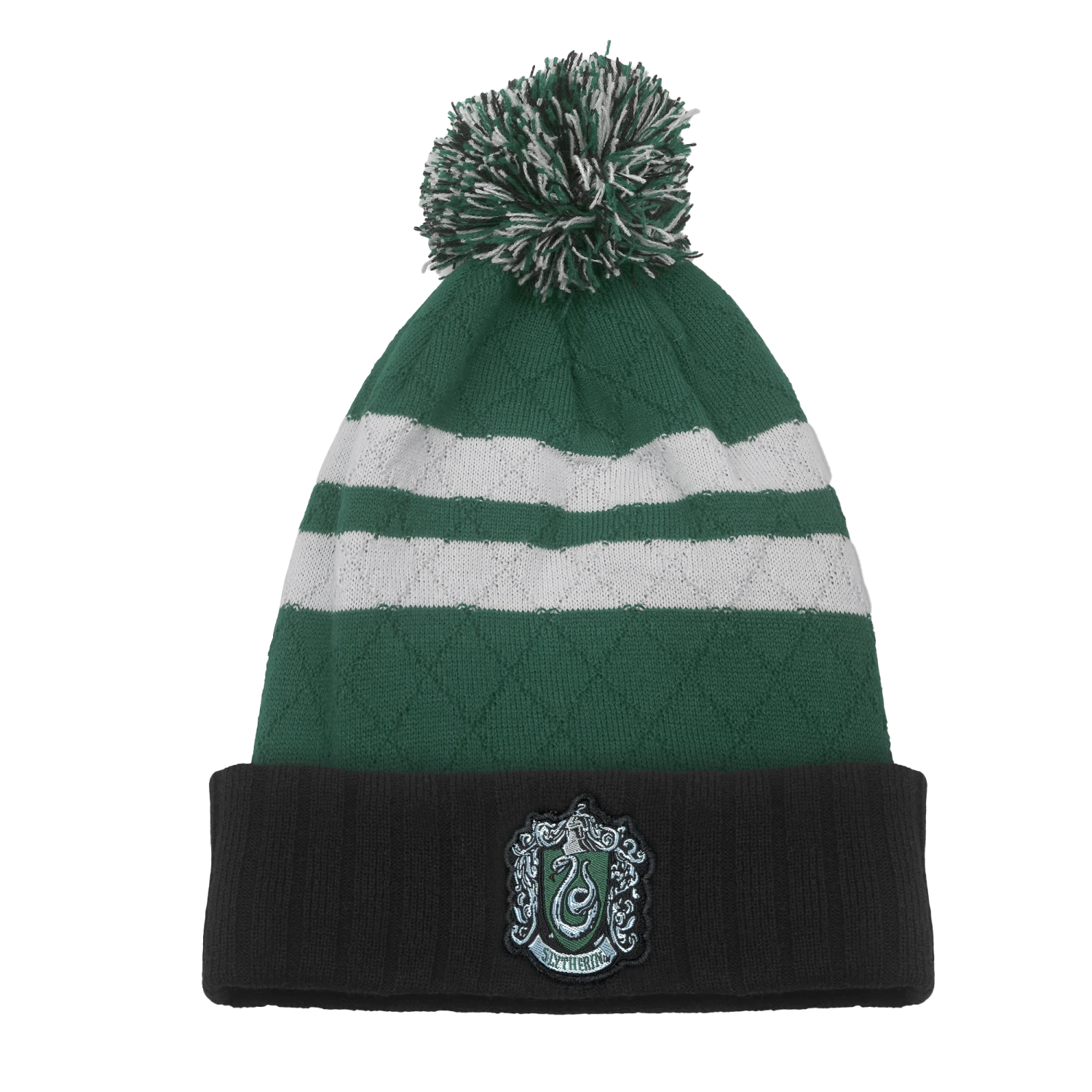 Warner Bros Slytherin Bobble Hat 3 Warner Bros Slytherin Bobble Hat