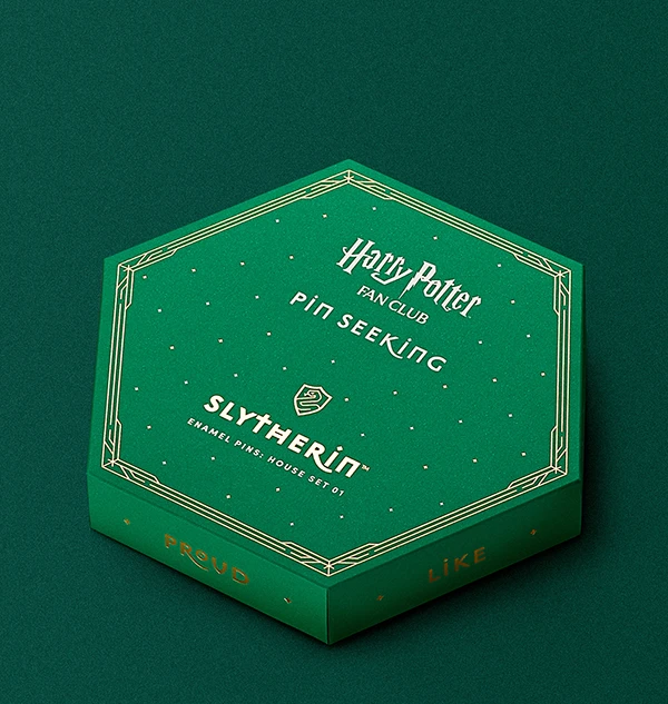 Warner Bros Second Edition Slytherin Enamel Pins Set 6 Warner Bros Second Edition Slytherin Enamel Pins Set - Image 4